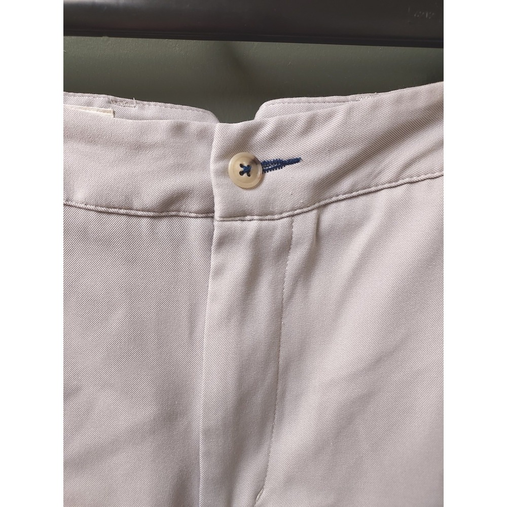 Onward Reserve Performance Shorts Mens 38 Gray Embroidered Bear Logo Golf Preppy - Picture 3 of 11